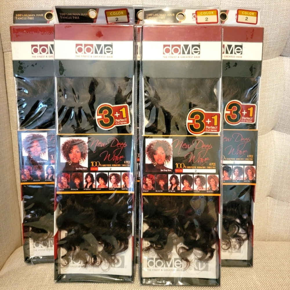 5 Pack Deal!!! Do Me New Deep Wave 100% Human Hair Extensions